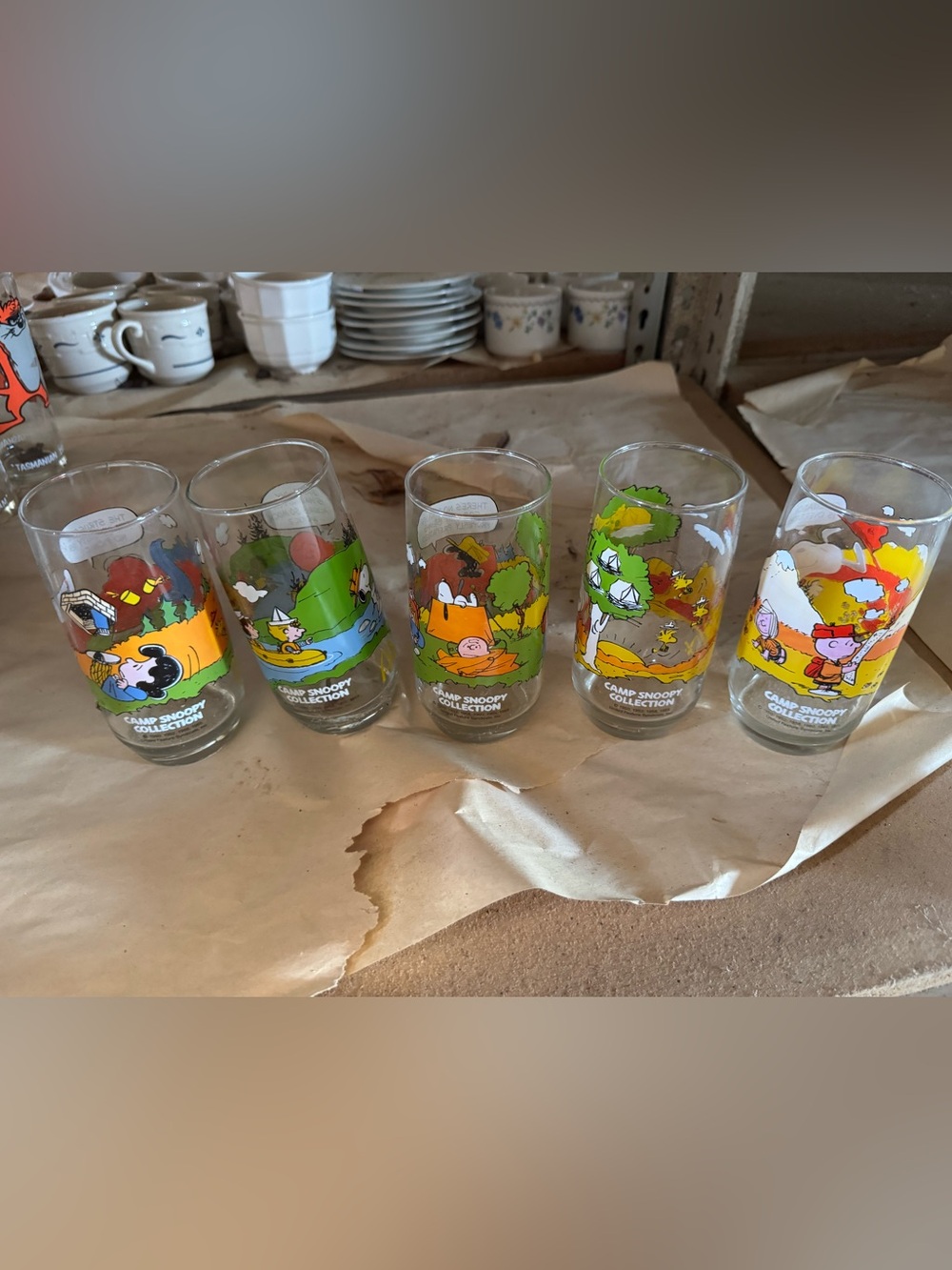 1983 McDonalds Camp Snoopy Glasses